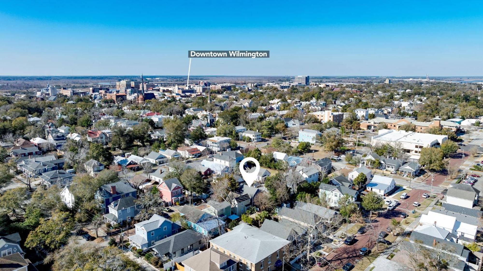 Downtown Wilmington Home ~ Pet Friendly Bagian luar foto